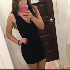Short black dress